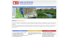 Desktop Screenshot of oaksurveys.com